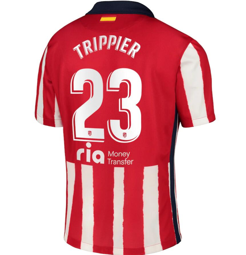 Atlético de Madrid Home Kit Soccer Jersey with Trippier 23 printing 2020/21